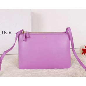 Fake Celine Trio Calfskin Leather Shoulder Bag C27002 Lavender VS05590