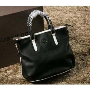Fake Copy Louis Vuitton Cruise 2015 Smooth Leather Tote Bag M96288 Black VS05868