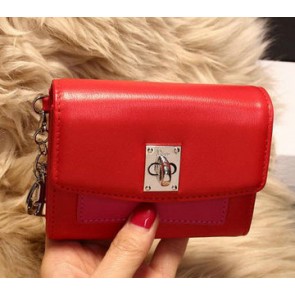 Fake Dior Twist Rendez-Vous Wallet Smooth Calfskin M3160 Red VS01767