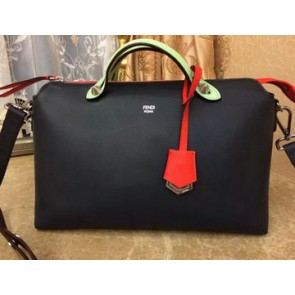 Fake Fendi BY THE WAY Bags Calfskin Leather 55208 Black VS07604