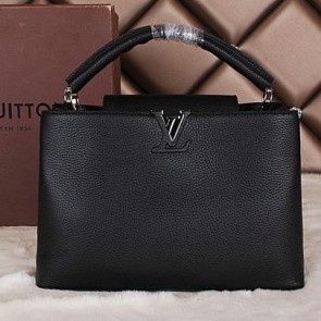 Fake Louis Vuitton Elegant Capucines Bags MM M48868 Black VS08429