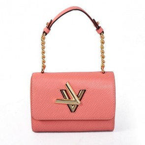 Fake Louis Vuitton EPI Leather Chain Louise Shoulder Bag M48618 Pink VS07410