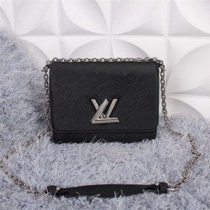 Fake Louis Vuitton Epi Leather Twist Bag M50123 Black VS01607
