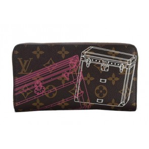 Fake Louis Vuitton M58901 Monogram Canvas Zippy Wallet VS00911