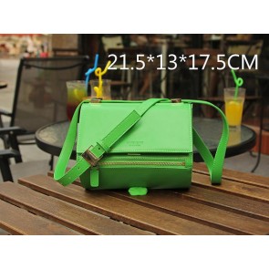 Fashion Givenchy Pandora Box Bag Calfskin Leather G9986 Green VS07461