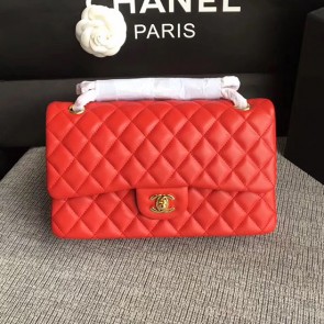 Fashion Replica Classic Chanel Lambskin Flap Shoulder Bag Red A01112 VS00699