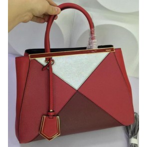Fendi 2Jours Small Tote Bag Saffiano Leather F1163K VS07720