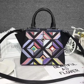 Fendi 3Jours Tote Bag Black Original Leather F280502 VS02451