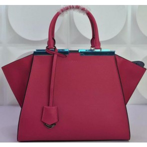 Fendi 3Jours Tote Bag Smooth Leather F5521 Red VS07900