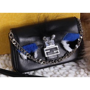 Fendi Baguette Bag Original Leather F80354 Black VS05341