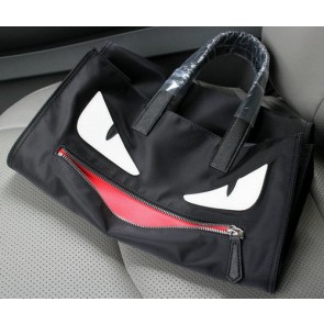 Fendi Buggies Tote Bag Nylon Fabric FD1150 White VS09276