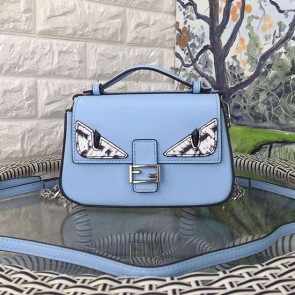 Fendi Double Micro Baguette Bag Skyblue FD2359 VS05727