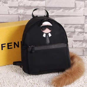 Fendi KARLITO BACKPACK Nylon FD7899 Black VS02983
