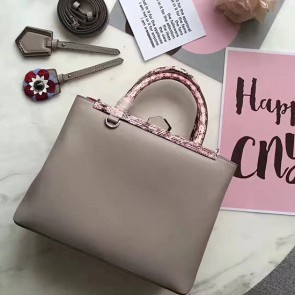Fendi Petite 2jours Bag Grey FB1758 VS07853