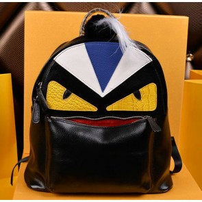 Fendi Selleria Backpacks Original Leather F2221 Black VS06523