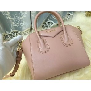 Givenchy mini Antigona Bag Goat Leather G1900 Light Pink VS02215