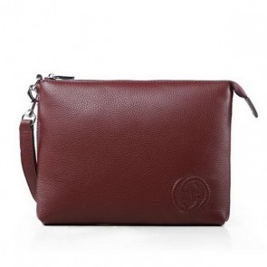 Gucci Calfskin Leather Travel Case 322054 Burgundy VS01942
