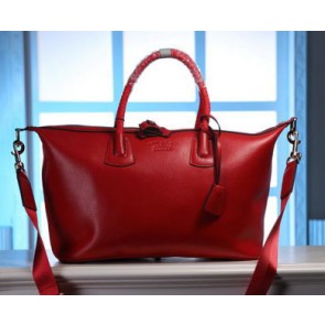 Gucci Carry-on Duffle Bag Calfskin 325791 Red VS09380