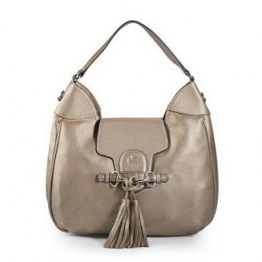 Gucci Emily Original Leather Hobo Bag 322226 Gold VS06374