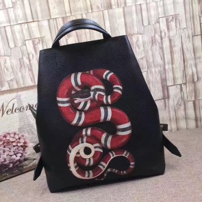Gucci Snake Print Leather Backpack 451000 VS02222