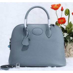 Hermes Bolide 31CM Calfskin Leather Tote Bag H509083 SkyBlue VS06585