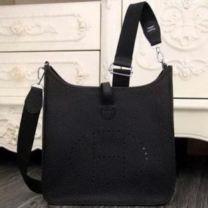 Hermes Evelyne 32cm Messenger Bag H1188 Black VS03791