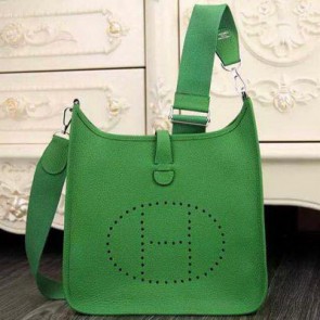 Hermes Evelyne 32cm Messenger Bag H1188 Green VS08583