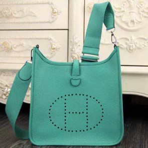 Hermes Evelyne 32cm Messenger Bag H1188 Light Green VS04466