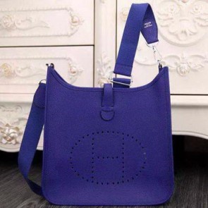 Hermes Evelyne 32cm Messenger Bag H1188 Royal VS05499
