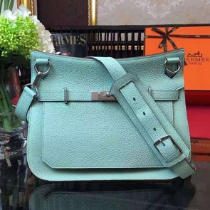 Hermes Jypsiere 28CM Bag Light Blue Taurillon Clemence Leather H0628 VS03712