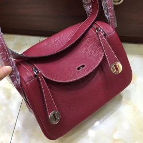 Hermes Lindy 26 Bag Fuchsia Togo Calfskin Leather HLD2630 VS04100