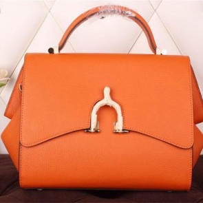 Hermes Stirrup Top Handle Bag H30560 Orange VS02182