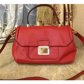 High Imitation miu miu Soft Nappa-effect Calf Leather Bag RN1079 Red VS02260