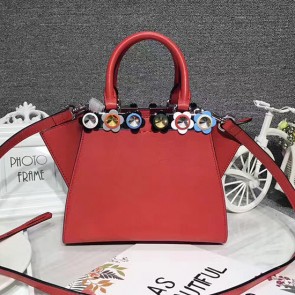High Quality Fendi 3Jours Tote Bag Red Original Leather 8BH333 VS08196