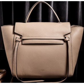 Hot Celine Small Belt Bag Original Litchi Leather CLT3346S Khaki VS00272