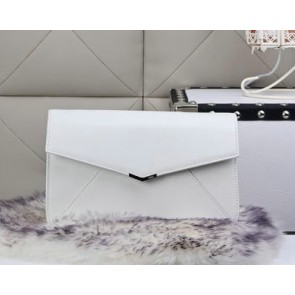 Hot Copy Fendi 2Jours Clutch Calfskin Leather 8M0312 White VS07741