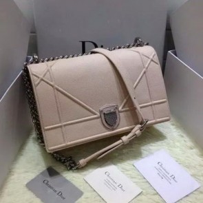 Hot Dior Diorama Bag Original Leather CD12L Apricot VS02734