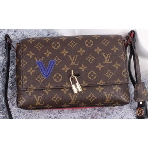 Imitation 1:1 Louis Vuitton Monogram Canvas Shoulder Bag M94119 Red VS09686
