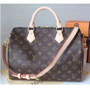 Imitation 1:1 Louis Vuitton Monogram Canvas Speedy Bandouliere 30 M41112 VS03267