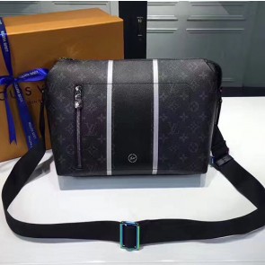 Imitation 1:1 Louis Vuitton Monogram Eclipse Canvas Apollo Messenger PM M43410 VS01609