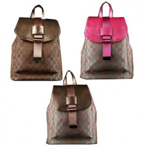 Imitation Gucci Multicolour Canvas Flap Backpack 352016 VS08722