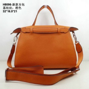 Imitation Hermes Oxer Top Handle Messenger Bag H8096 Orange VS02937