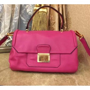 Imitation miu miu Soft Nappa-effect Calf Leather Bag RN1079 Rose VS00006