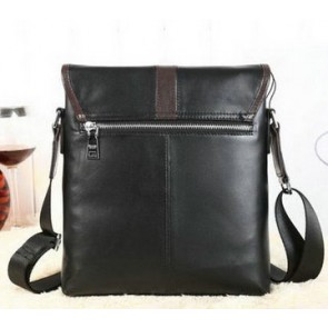 Imitation Prada Calfskin Leather Messenger Bag P88091 Black VS05053