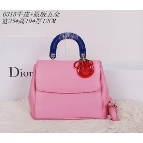 Knockoff Dior Cruise 2015 Show Top Handle Bag CD0315 Pink VS06033