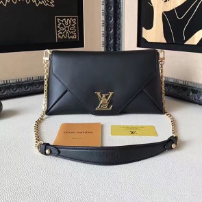 Knockoff Louis Vuitton Sensual Calf Leather Love Note Black M54500 VS07250