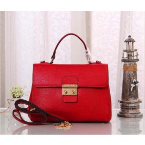 Knockoff miu miu Grainy Leather Tote Bag BL6871 Red VS08623