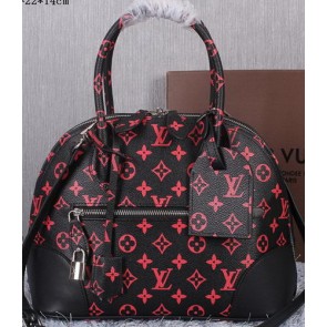 Louis Vuitton ALMA MONOGRAM INFRAROUGE Bag M69278 Black&Red VS07206