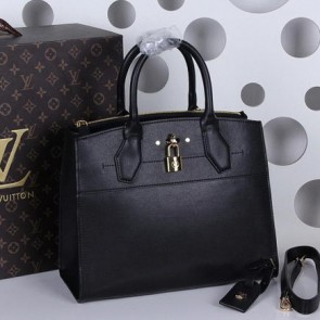 Louis Vuitton City Steamer MM Bag M51026 Black VS09379