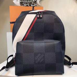 Louis Vuitton Damier Cobalt Canvas Apollo Backpack N44006 VS09196